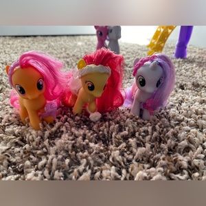 My little pony Princess and prince wedding pony flower girls